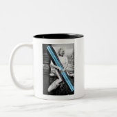 Marilyn Snowboard Zweifarbige Tasse (Links)