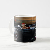 Marilyn- und Elvis-Weihnachtsfreude-Fahrt Kaffeetasse (Vorderseite Links)