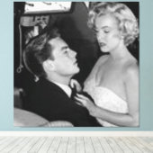 Marilyn und Hipoto im Film Leinwanddruck (Insitu (Holzboden))