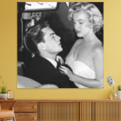 Marilyn und Hipoto im Film Leinwanddruck (Insitu (Wohnzimmer))