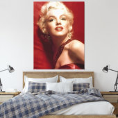 Marilyn Vintage Poster Leinwanddruck (Insitu (Schlafzimmer))