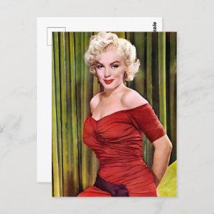 Marilyn Vintage Poster Postkarte