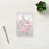 Marilyns Motorrad Post-it Klebezettel (Büro)