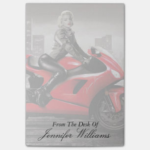 Marilyns Motorrad Post-it Klebezettel