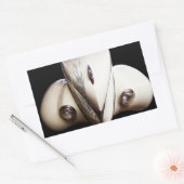 Marilyn's Ride Rechteckiger Aufkleber (Umschlag)