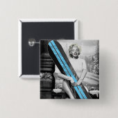 Marilyns Snowboard Button (Vorne & Hinten)
