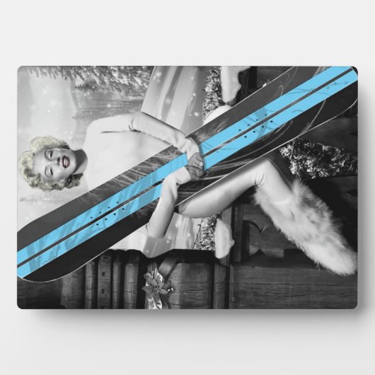 Marilyn's Snowboard Fotoplatte (Vorderseite)