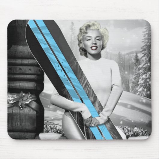 Marilyns Snowboard Mousepad (Vorne)