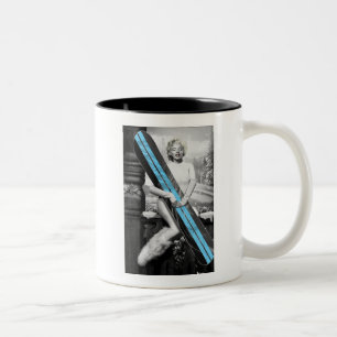 Marilyns Snowboard Zweifarbige Tasse