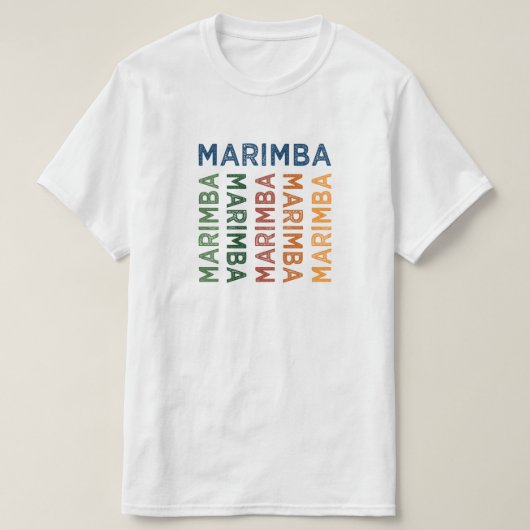 Marimba Colorful T-Shirt (Design vorne)