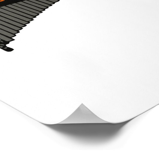 Marimba Design Grafik 1 Poster (Ecke)