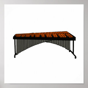 Marimba Design Grafik 1 Poster