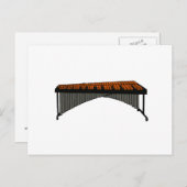 Marimba Design Grafik 1 Postkarte (Vorne/Hinten)