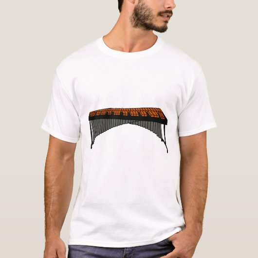 Marimba-Entwurfs-Grafik 1 T-Shirt (Vorderseite)