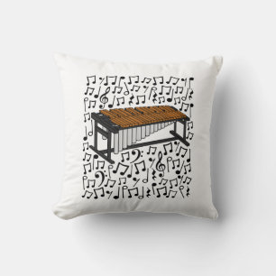 Marimba Musical Notes Percussionist Music Teacher Kissen