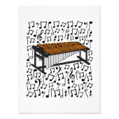 Marimba Musical Notes Percussionist Musiker Fotodruck (Vorne)