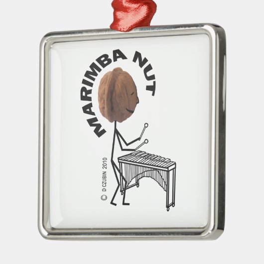 Marimba Nut Ornament Aus Metall (Links)