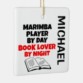 Marimba Player Lieben lesen CUSTOM Keramikornament (Rechts)