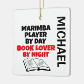 Marimba Player Lieben lesen CUSTOM Keramikornament (Links)