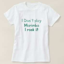 Marimba Rock It T - Shirt - Ladys