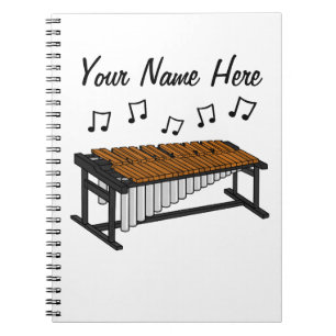 Marimba Schlagzeug Lehrer Percussionist Custom Notizblock