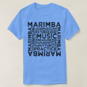 Marimba Typografie  T-Shirt (Design vorne)