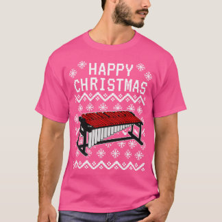 Marimba Ugly Weihnachts Marimbist Musician Xmas 20 T-Shirt