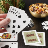 Marimba, Vorder- und Rückseite, Südafrika, aus Spielkarten (In Situ)