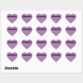Marimbaholische Heart Sticker (Blatt)
