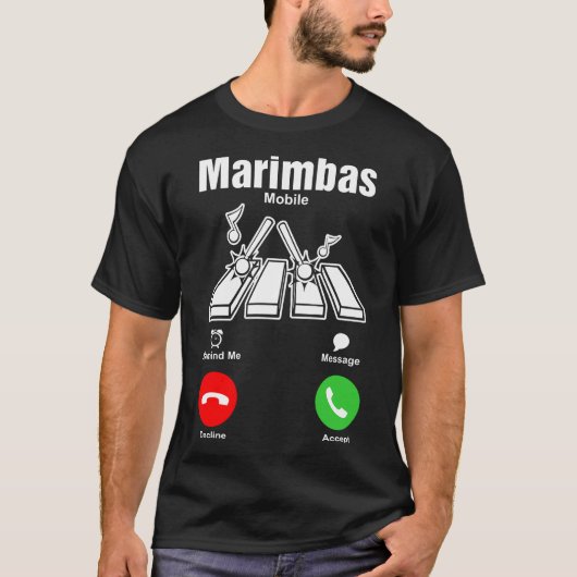 Marimbas-Mobile-T-Shirt T-Shirt (Vorderseite)