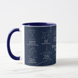 Marin County Nachthimmel 11 oz Tasse blau