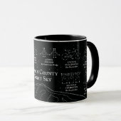 Marin County Nachthimmel 11 oz Tasse schwarz (VorderseiteRechts)