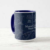 Marin County Night Sky 15 oz mug blue Tasse (Vorderseite Links)