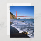 Marin Headlands, Golden Gate Bridge, San Postkarte (Vorne/Hinten)