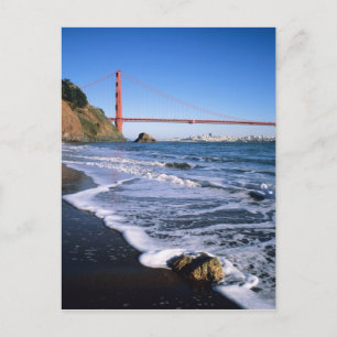 Marin Headlands, Golden Gate Bridge, San Postkarte