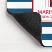 Marin Landkreis Genealogisches Logo Mousepad (Ecke)