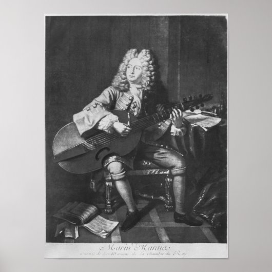 Marin Marais, 1704 Poster (Vorne)