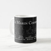 Marin Night Sky Mug Kaffeetasse (Vorderseite Links)