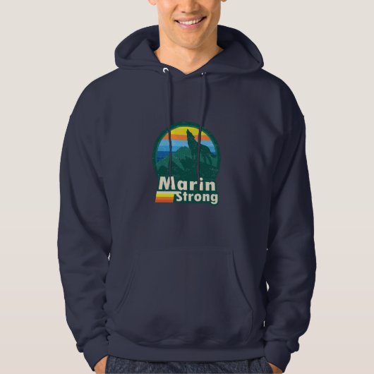 Marin Strong Men Hooded Sweatshirt (Vorderseite)