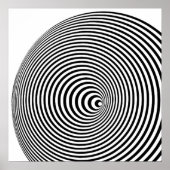 Marina Apollonio Print (Schwarz und Weiß) Poster (Vorne)