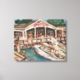 "Marina at Western Bay" Kelley's Island, Ohio Leinwanddruck