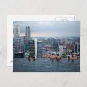Marina Bay Sands Hotel, Singapur Postkarte (Vorne/Hinten)