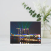 Marina Bay Sands Postkarte (Stehend Vorderseite)