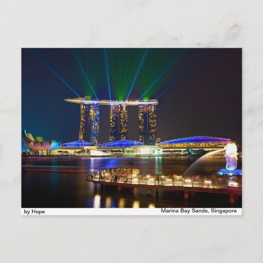 Marina Bay Sands Postkarte (Vorderseite)