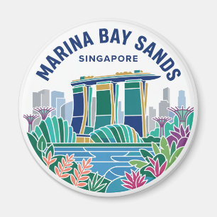 Marina Bay Sands Singapur Magnet