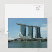 Marina Bay Sands Singapur Postkarte (Vorne/Hinten)