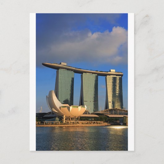 Marina Bay Sands Singapur Postkarte (Vorderseite)