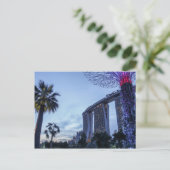 Marina Bay Sands Singapur Postkarte (Stehend Vorderseite)