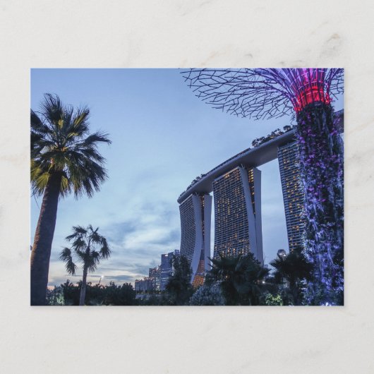 Marina Bay Sands Singapur Postkarte (Vorderseite)