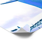 Marina Bay Sands Singapur Reise Poster (Ecke)